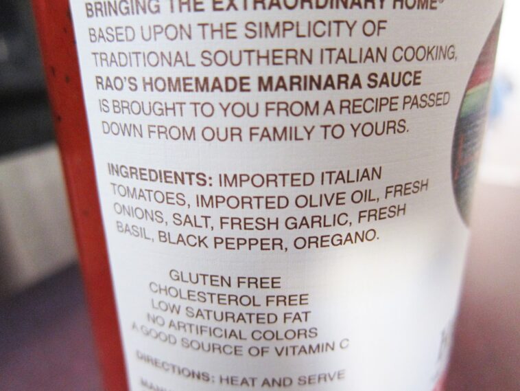 Is Rao's sauce made in Italy?
