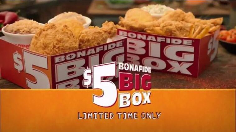 What comes in a $5 box at Popeyes?