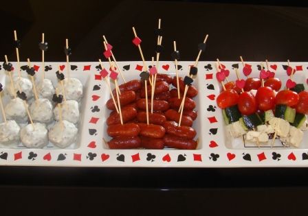 What do you serve at a game night party?