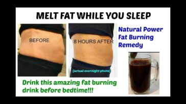 What drink burns belly fat overnight?