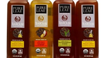 What flavors does Pure Leaf tea have?