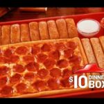 What is in the $10 box at Pizza Hut?