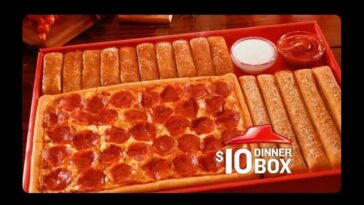 What is in the $10 box at Pizza Hut?