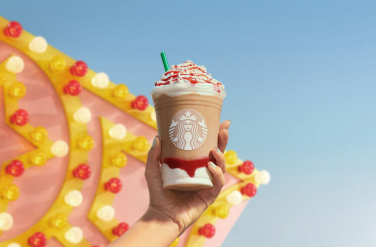 What is in the funnel cake Frappuccino 2021?