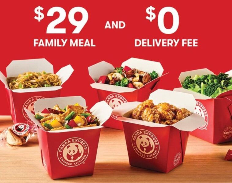 What is the $29 family meal at Panda Express?