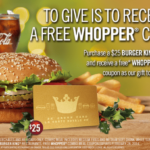 What is the code for free Whopper?