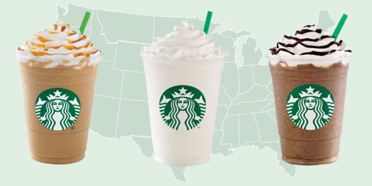 What is the most popular Frappuccino?