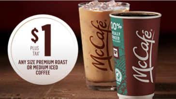 What is the price of coffee at mcdonalds?