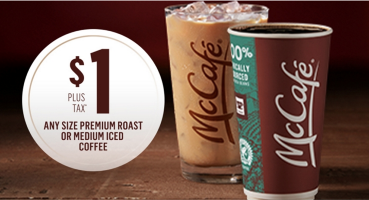 What is the price of coffee at mcdonalds?
