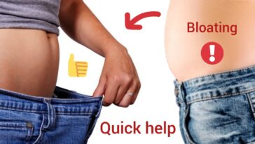What relieves bloating fast?