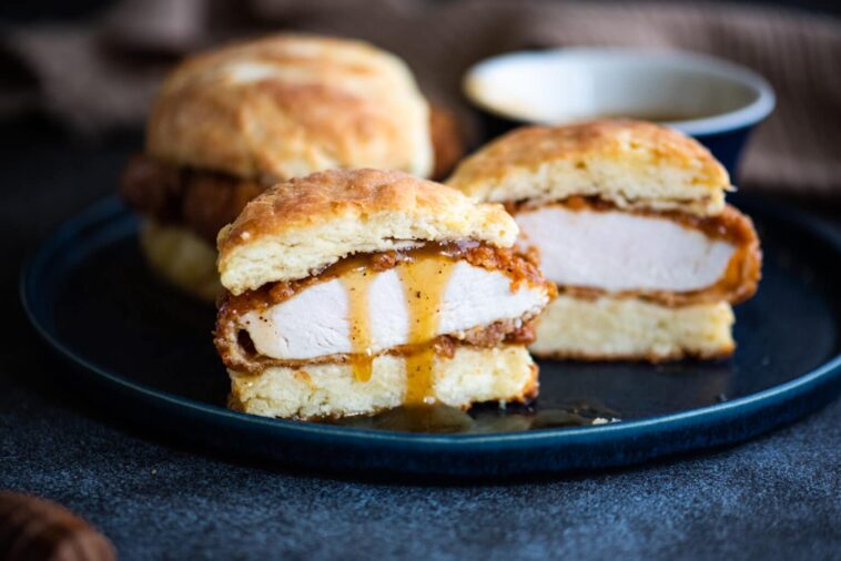 What sauce goes with McChicken biscuit?