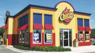 What state has the most Church's chicken?