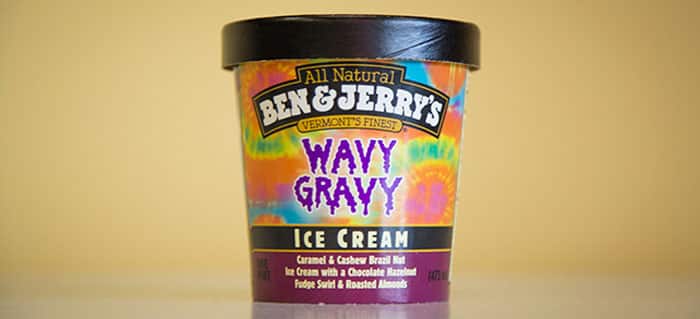 What was in Wavy Gravy ice cream?
