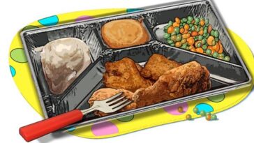 What was in the old TV dinners?