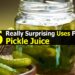 Is it safe to pour pickle juice down the drain?
